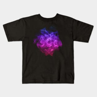 Ultraviolet Space Cloud Abstract Kids T-Shirt